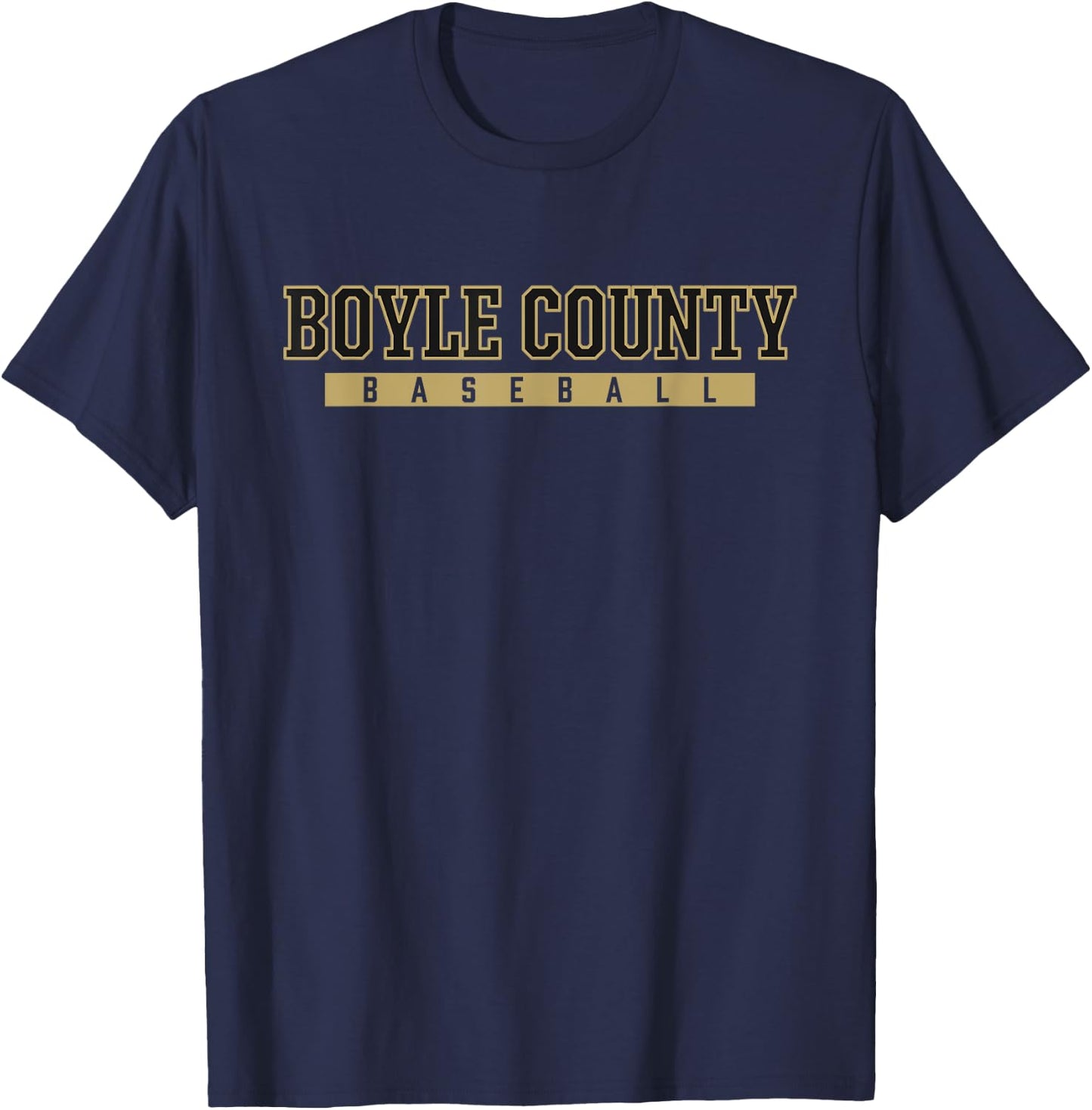 Boyle County High School Baseball T-Shirt - T-Shirt | Navy