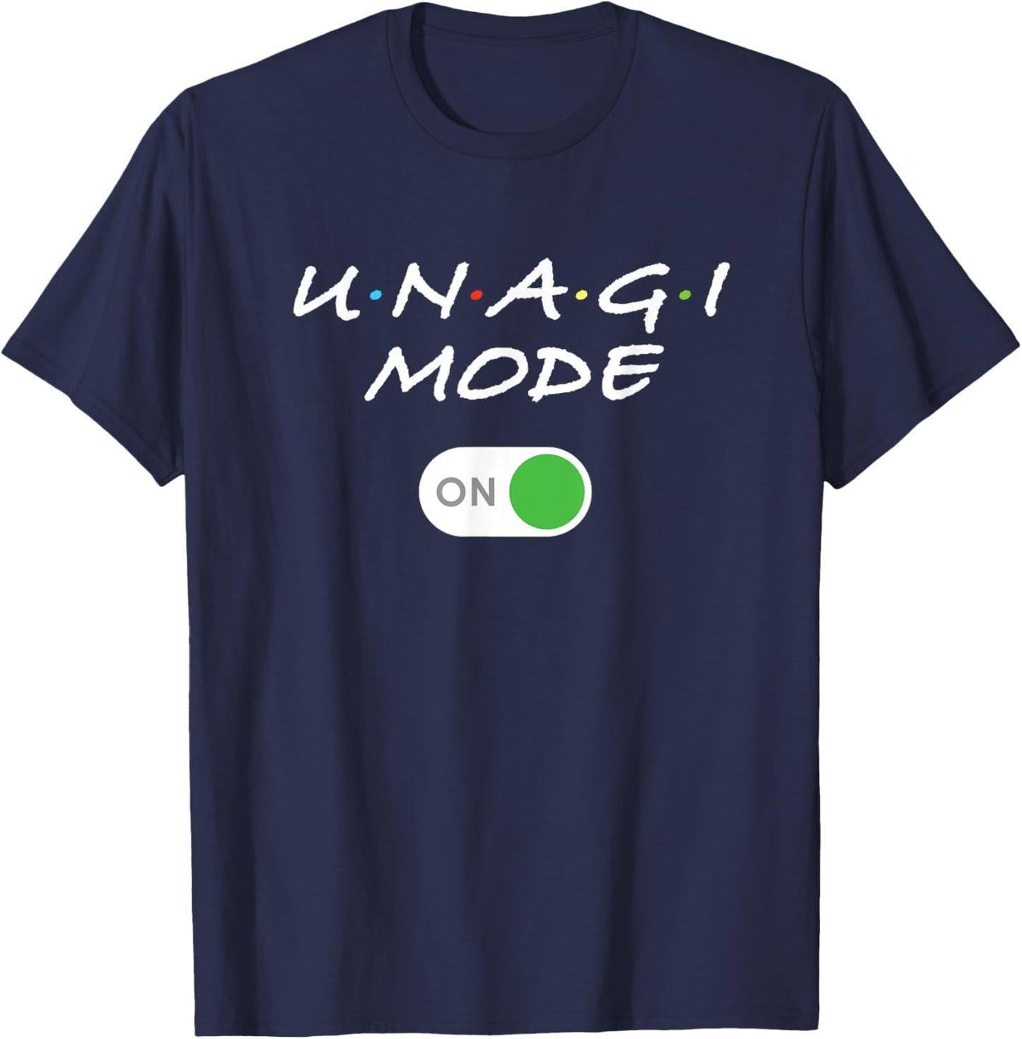 UNAGI Total Awareness Mode On T-Shirt - T-Shirt | Navy