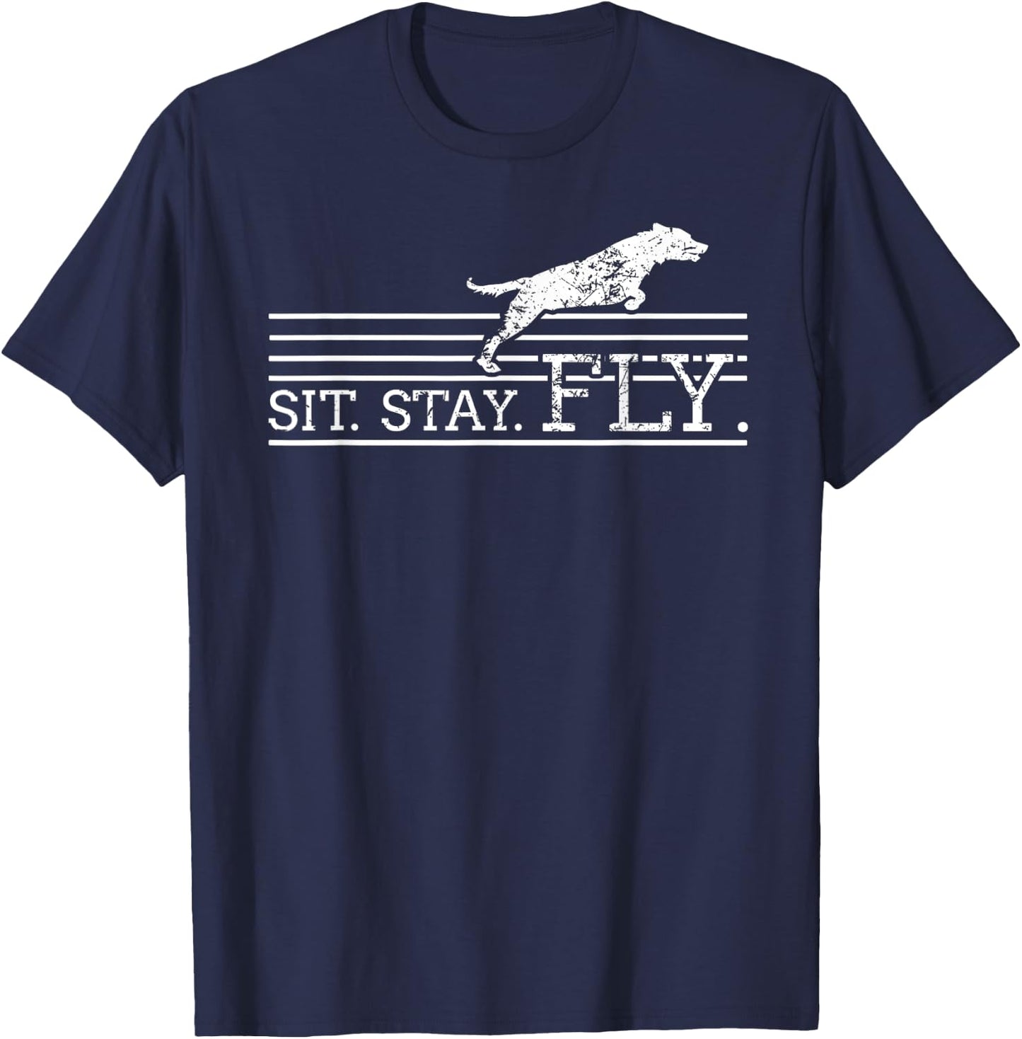 Labrador Retriever Sit Dock Diving Dog Breeder Pet Gift Men Women T-Shirt - T-Shirt | Navy