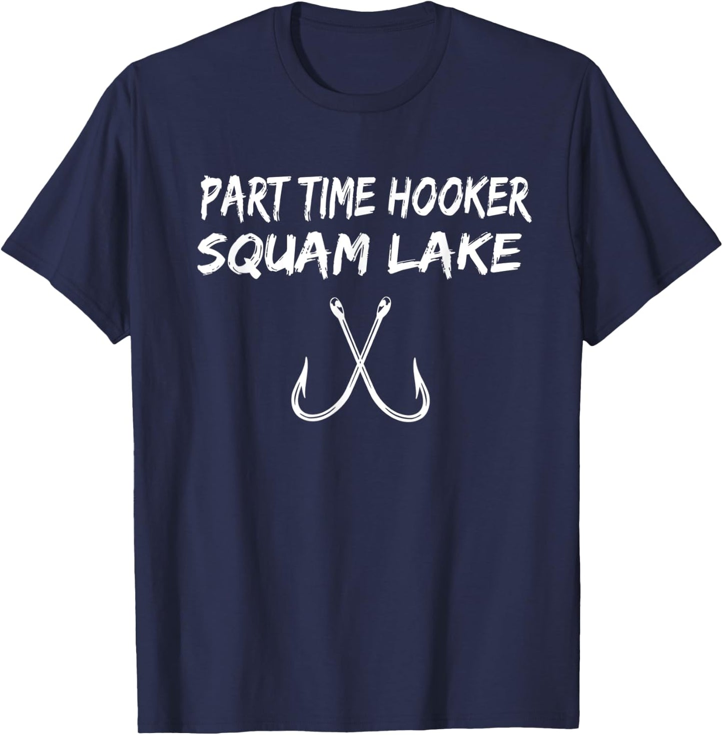 New Hampshire Shirt - Squam Lake Fishing Gift T-Shirt - T-Shirt | Navy