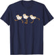 Piping Plovers Seabirds Shorebirds on the Beach Men Women Girls Kids T-Shirt - T-Shirt | Navy