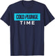 Cold Plunge Time Ice Bath T-Shirt - T-Shirt | Navy