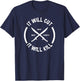 Knife Forge It Will Cut It Will Kill T-Shirt - T-Shirt | Navy