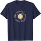 Easy Like Sunday Morning Boho Sun Relax Positive Mindset T-Shirt - T-Shirt | Navy