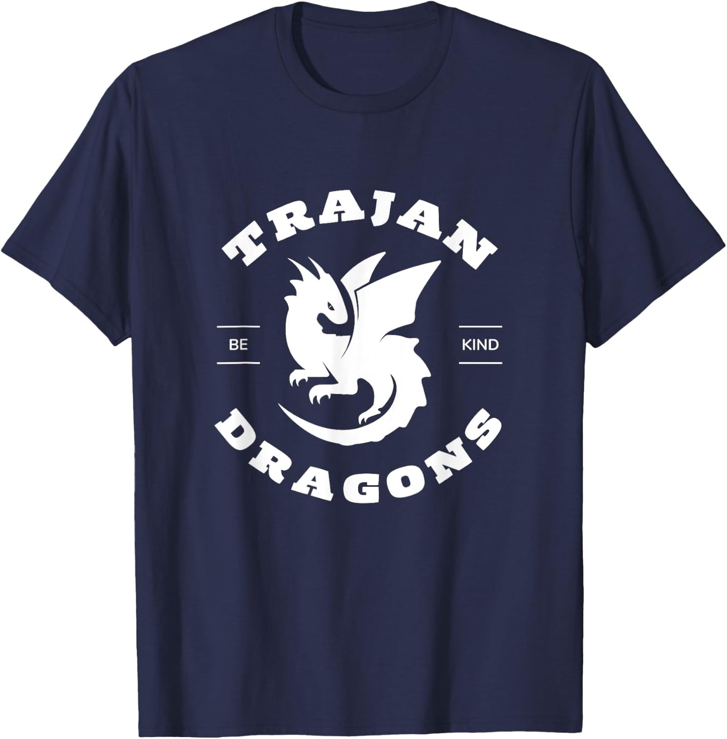 Trajan School Dragons T-Shirt - T-Shirt | Navy