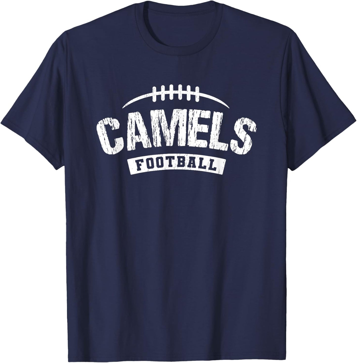 Camels Campbell County Football Distressed HS T-Shirt - T-Shirt | Navy