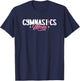 Funny Gymnastics Mom - Mothers Day Gymnast Mom T-Shirt - T-Shirt | Navy