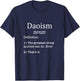 Daoists / Daoist / Funny Fake Definition Daoism Saying! T-Shirt - T-Shirt | Navy