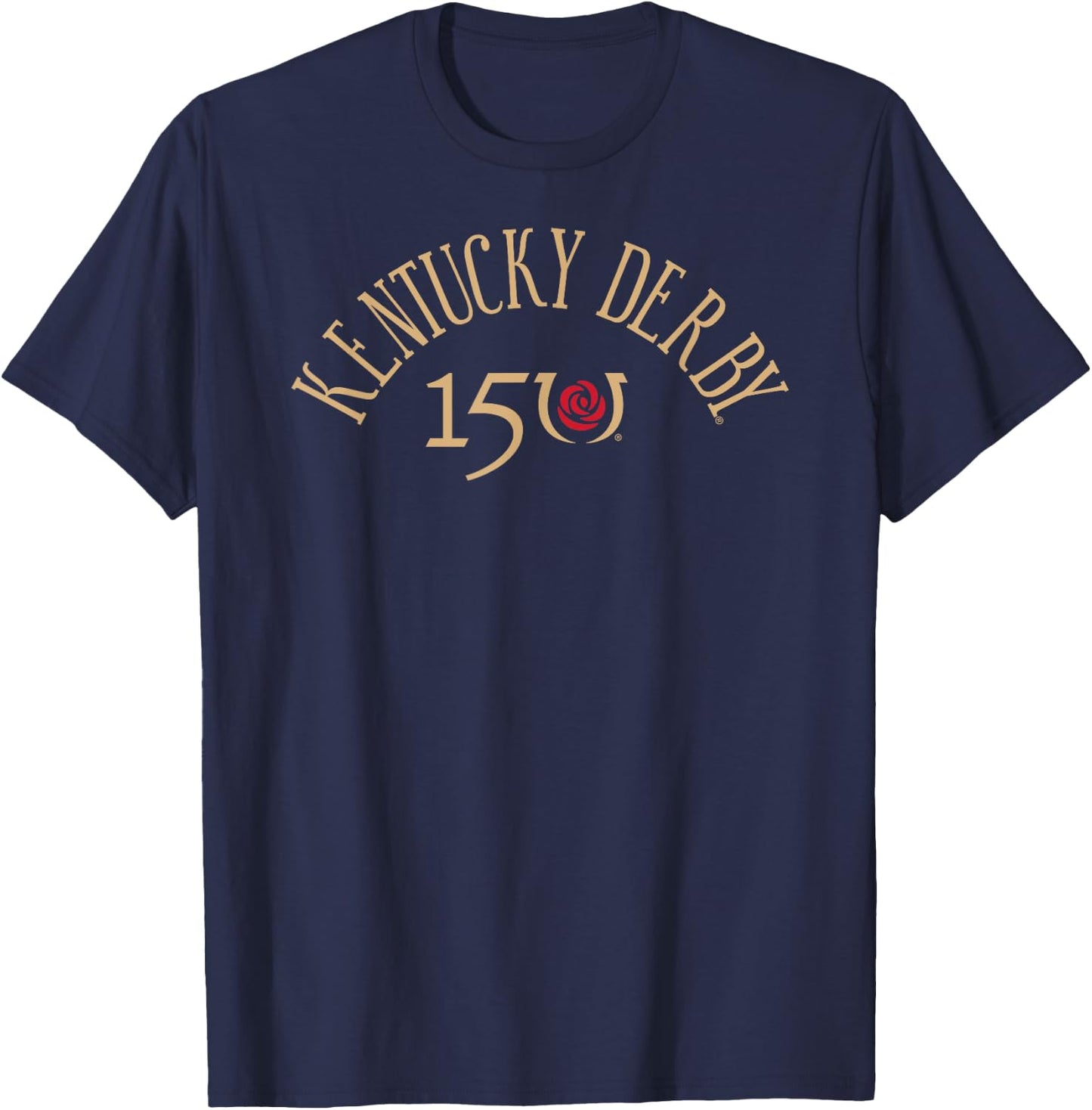 Kentucky Derby 150th Arch Over Officially Licensed T-Shirt - T-Shirt | Navy