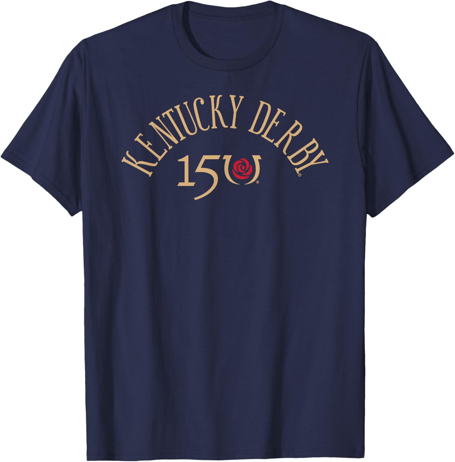 Kentucky Derby 150th Arch Over Officially Licensed T-Shirt - T-Shirt | Navy