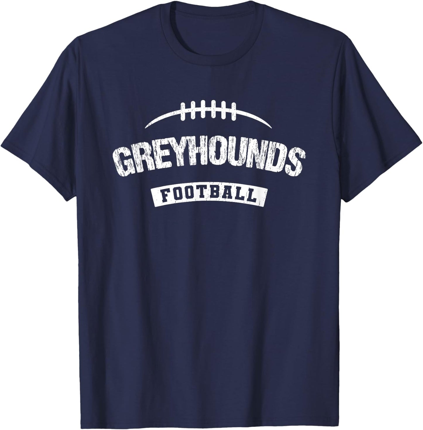 Greyhounds Ocean Springs Football Distressed HS T-Shirt - T-Shirt | Navy