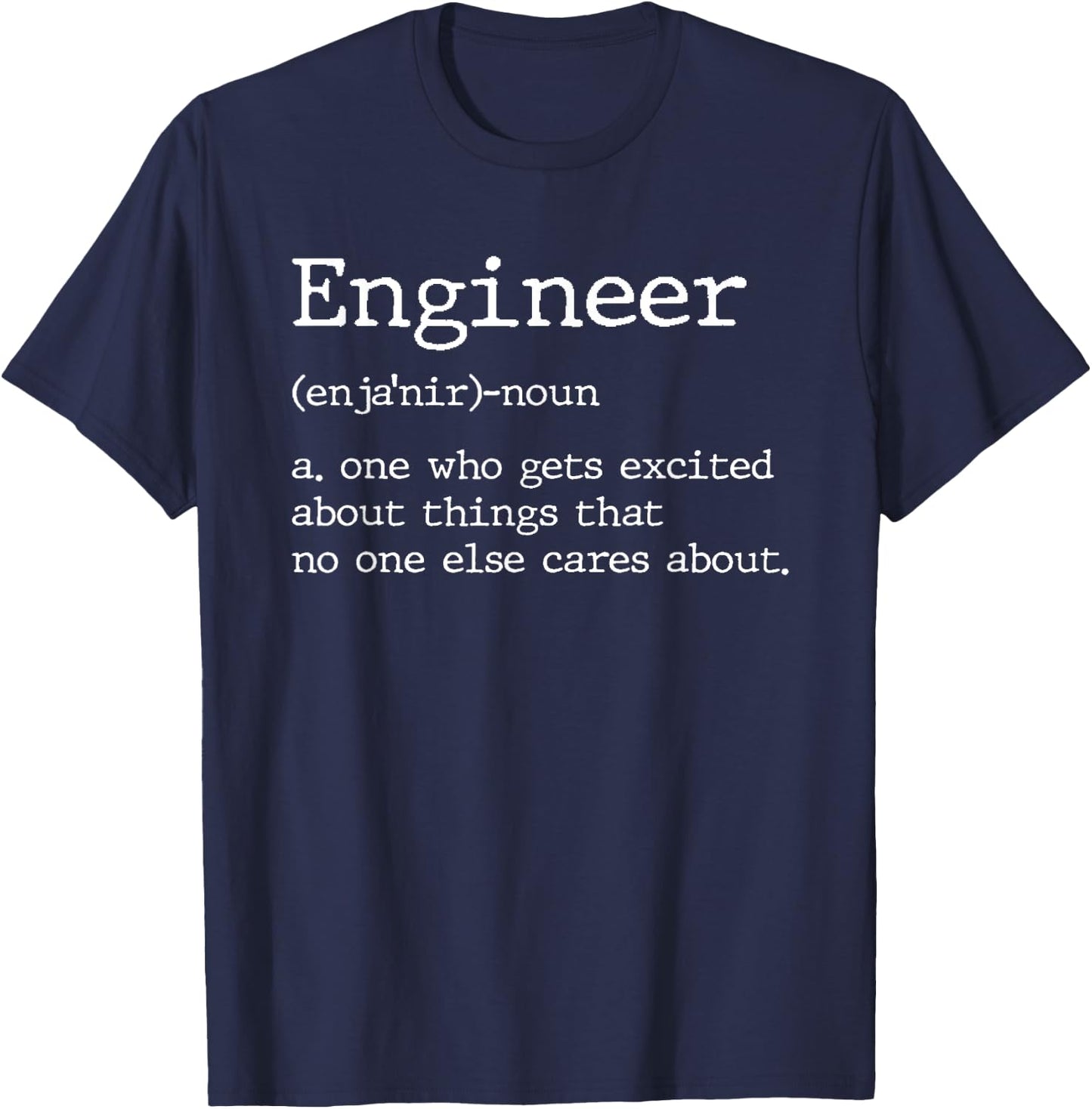 Funny Engineer Definition T-Shirt - T-Shirt | Navy