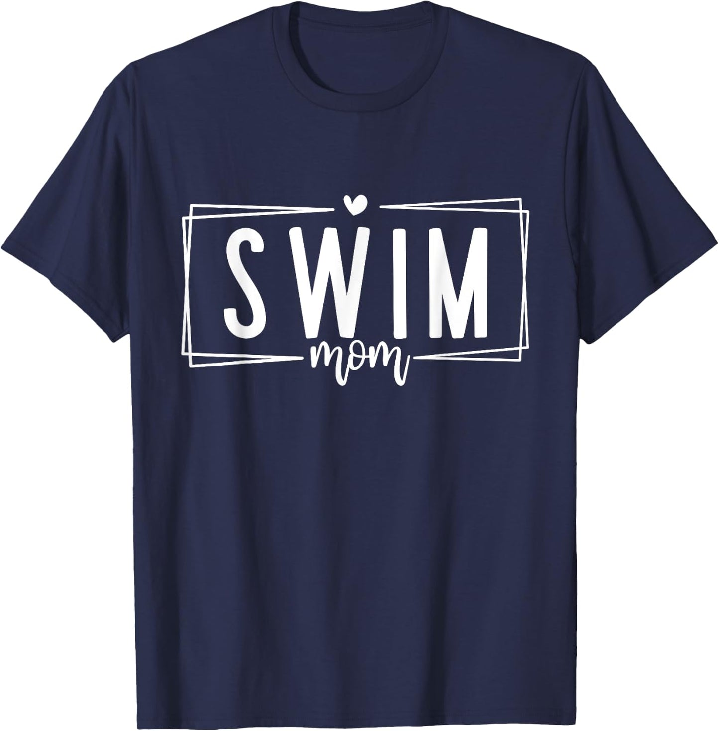 Swimmer Mom Proud Swim Mom T-Shirt - T-Shirt | Navy