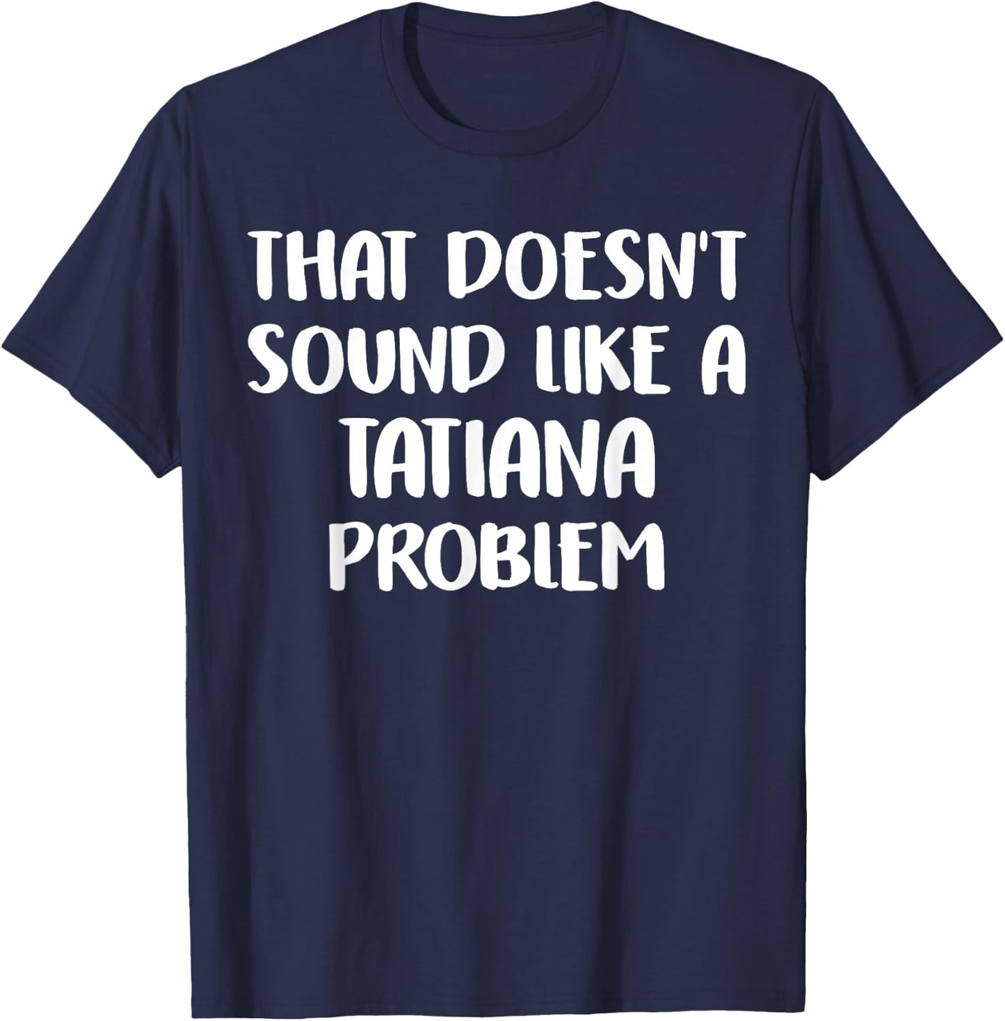 TATIANA Personalized Cute Flower Girls TATIANA Name T-Shirt - T-Shirt | Navy