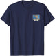 Saddleback Fishing for Trout Logo Lightweight Graphic T-Shirt - T-Shirt | Navy