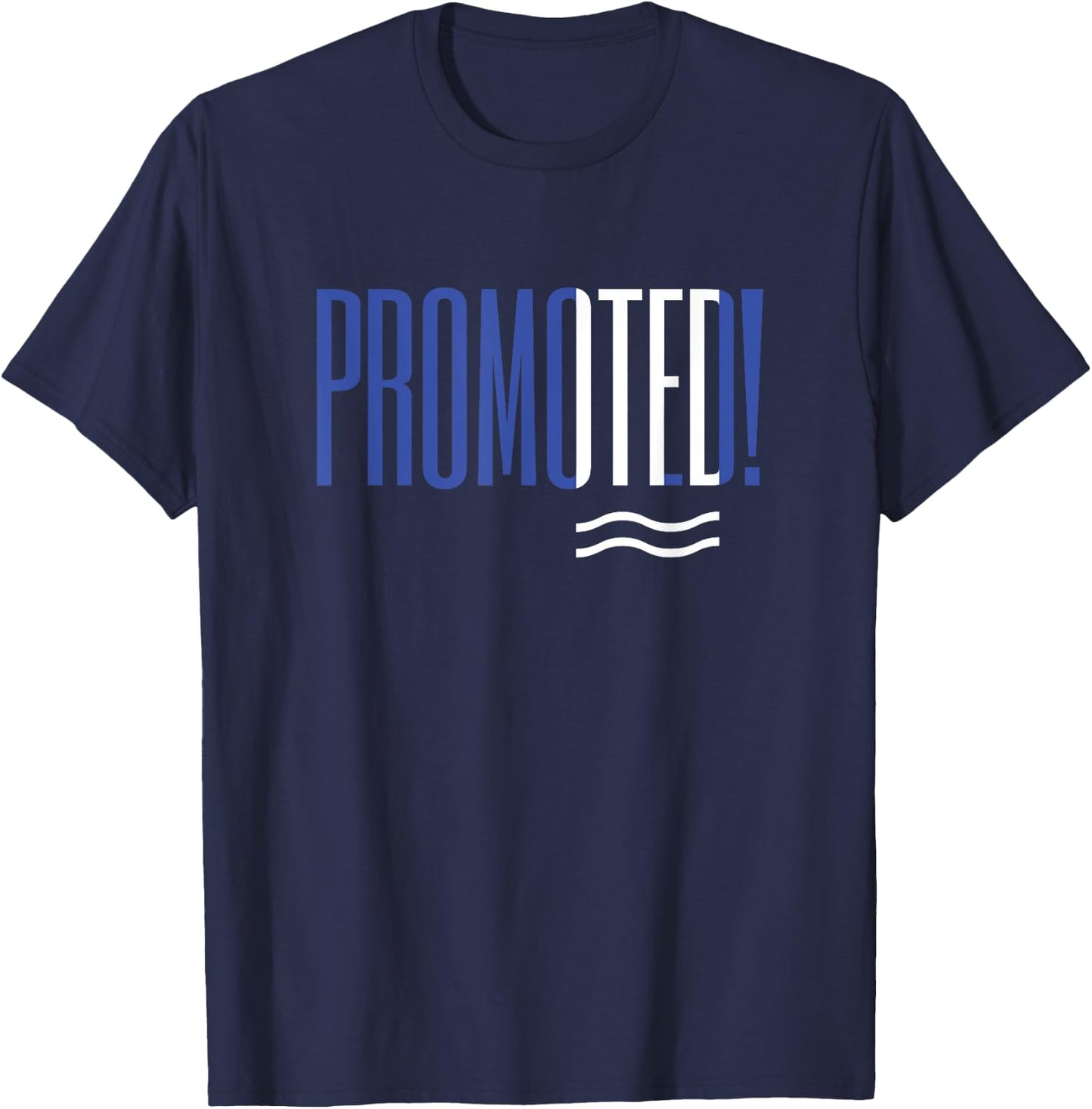 Super Blues Fandom Garms - MDS ITFC PROMOTED! Ipswich Town Fan Fun Promotion Graphic , Small, Black T-Shirt - T-Shirt | Navy