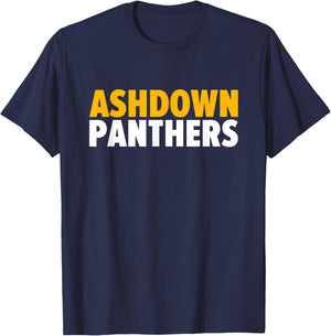 Ashdown Panthers Bold T-Shirt - T-Shirt | Navy
