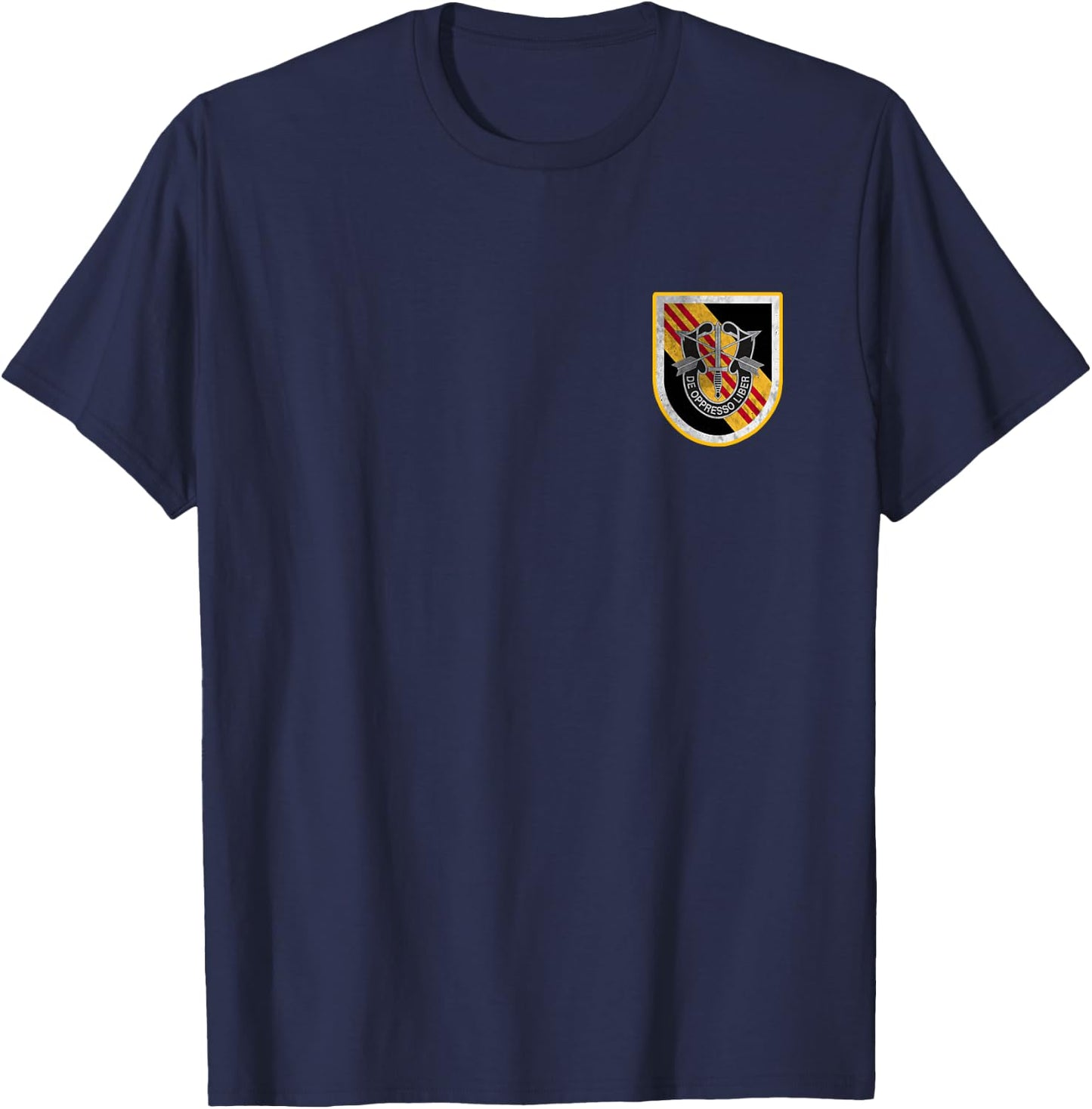 5th Special Forces Group SFG Logo Military Veteran Christmas T-Shirt - T-Shirt | Navy
