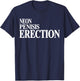 Neon Penisis Erection Shirt Neon Penisis Erection Funny T-Shirt - T-Shirt | Navy