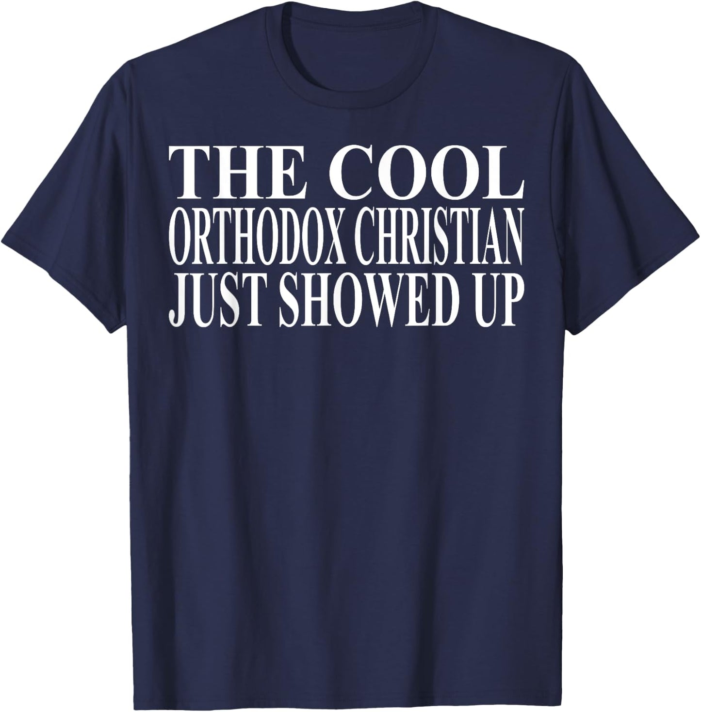 Orthodox Christian Apparel | Amazing Christians Design T-Shirt - T-Shirt | Navy