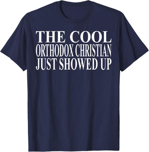 Orthodox Christian Apparel | Amazing Christians Design T-Shirt - T-Shirt | Navy