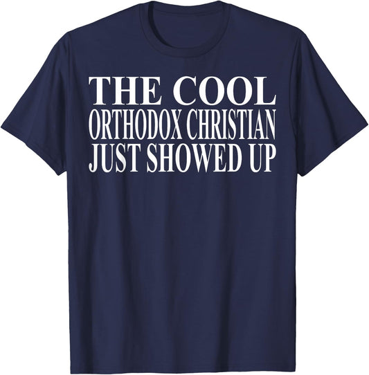 Orthodox Christian Apparel | Amazing Christians Design T-Shirt - T-Shirt | Navy