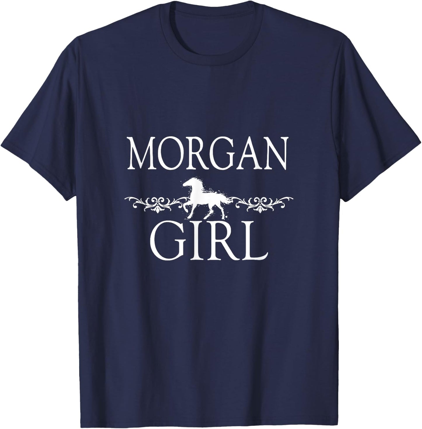 Morgan Girl Horse T-Shirt - T-Shirt | Navy
