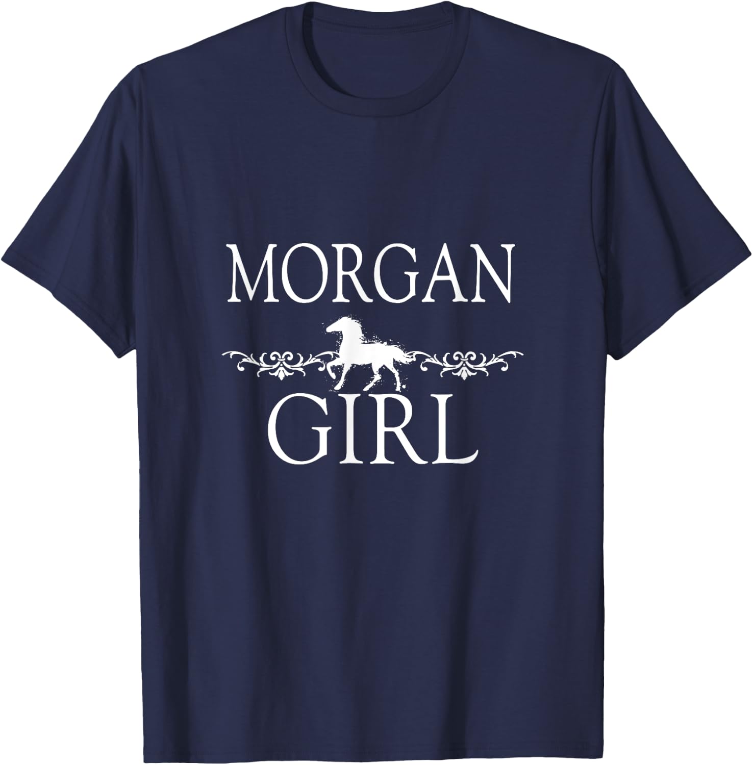 Morgan Girl Horse T-Shirt - T-Shirt | Navy