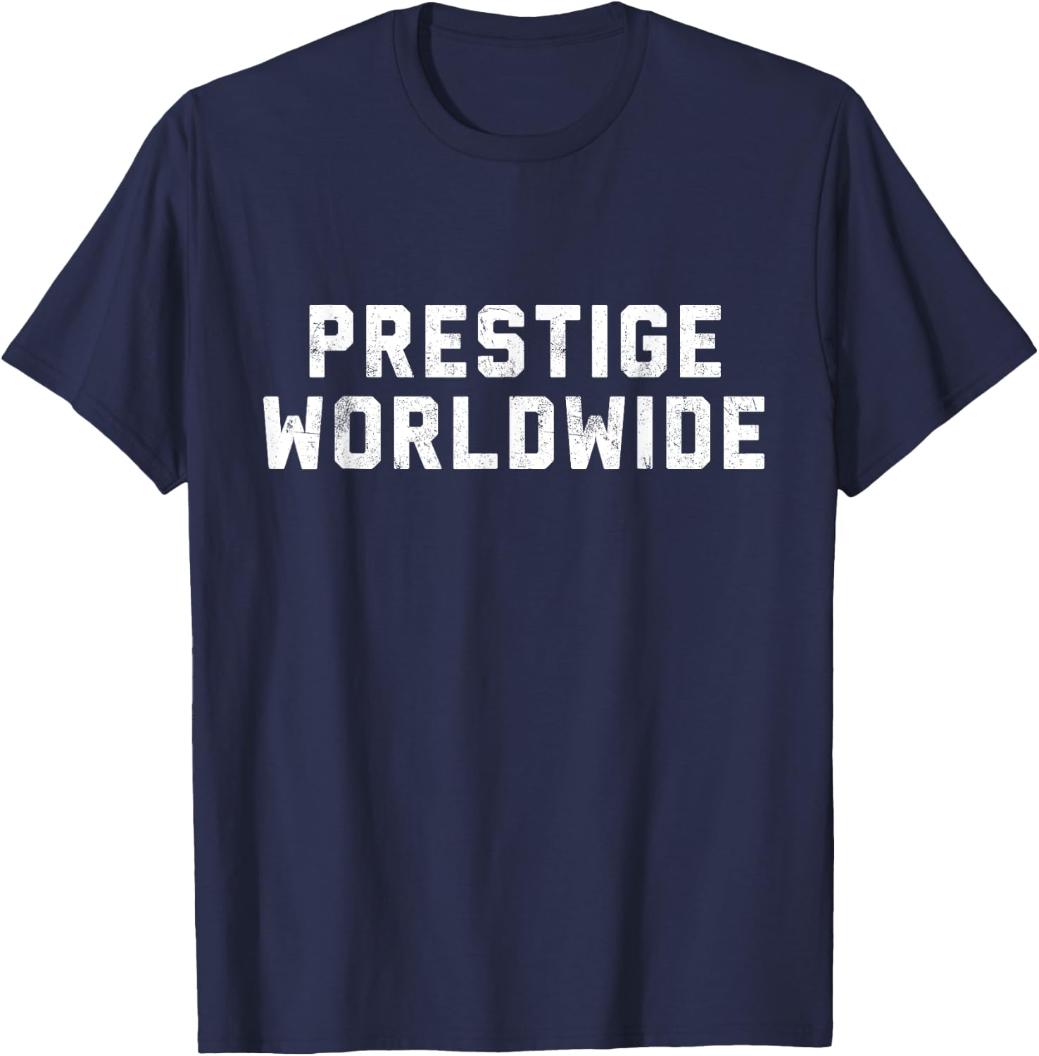 Prestige Worldwide Movie Pop Culture 1990s 2000s 2010s T-Shirt - T-Shirt | Navy