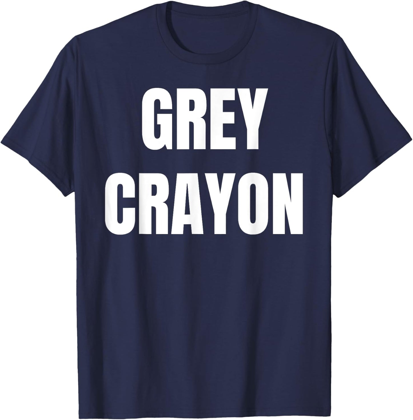 Grey Crayon Box Funny Group Crayon Costume T-Shirt - T-Shirt | Navy