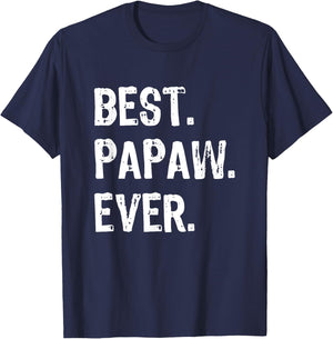 Best Papaw Ever Funny Cool T-Shirt - T-Shirt | Navy
