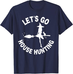 Lets Go House Hunting Realtor Halloween Costume Real Estate T-Shirt - T-Shirt | Navy