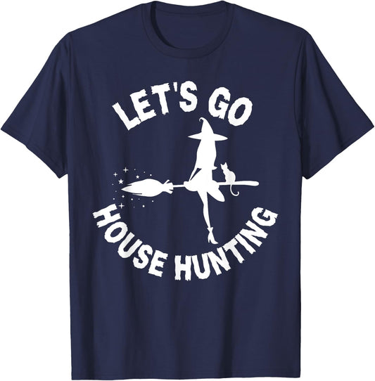 Lets Go House Hunting Realtor Halloween Costume Real Estate T-Shirt - T-Shirt | Navy