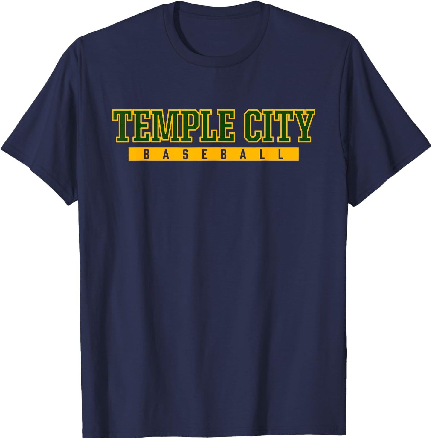 Temple City High School Baseball T-Shirt - T-Shirt | Navy