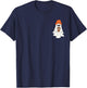 Cute Ghost Drinking Coffee Halloween Ghost Coffee Lover T-Shirt - T-Shirt | Navy