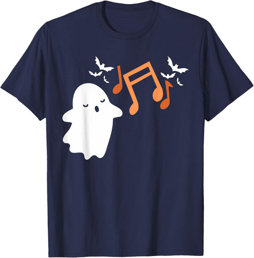 Halloween Music Note Ghost Teacher Fall Musical Instrument
