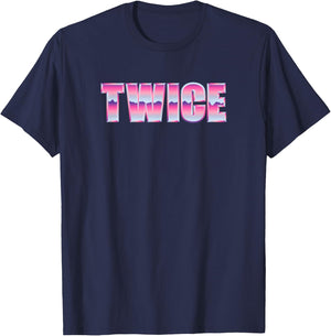 Retro Twice T-Shirt - T-Shirt | Navy