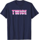 Retro Twice T-Shirt - T-Shirt | Navy