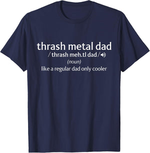 Thrash Metal Guitar Band Concert Music Genre Thrash Metal T-Shirt - T-Shirt | Navy