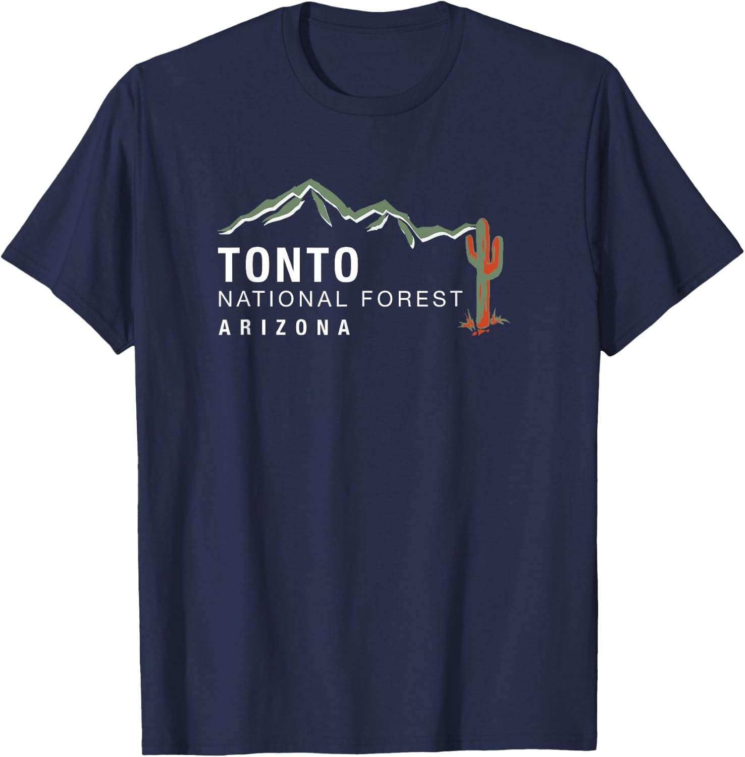 Tonto National Forest Arizona T-Shirt - T-Shirt | Navy