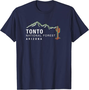 Tonto National Forest Arizona T-Shirt - T-Shirt | Navy