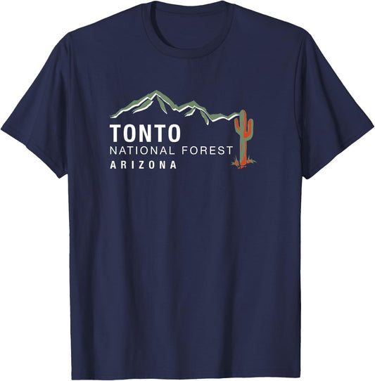 Tonto National Forest Arizona T-Shirt - T-Shirt | Navy