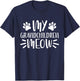 My Grandchildren Meow Cat Grandma Women T-Shirt - T-Shirt | Navy