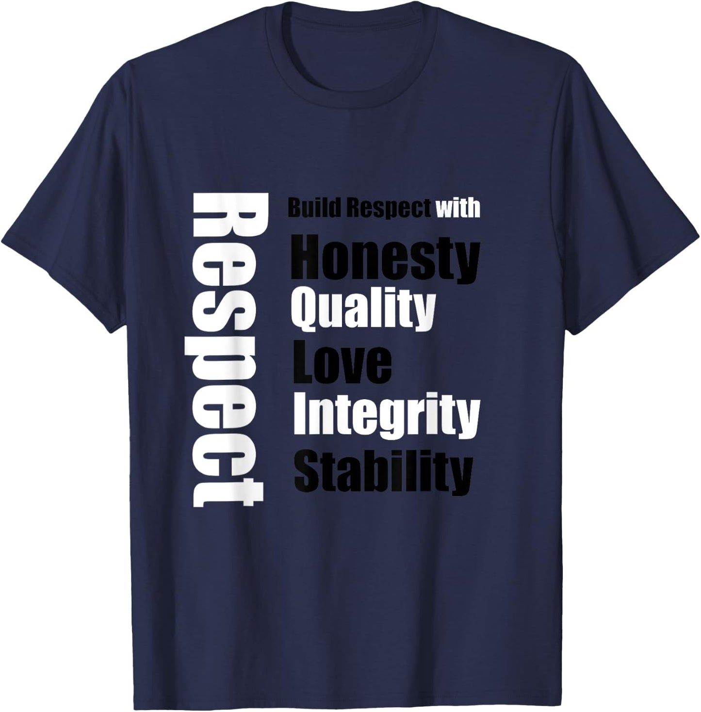 Respect T-Shirt - T-Shirt | Navy
