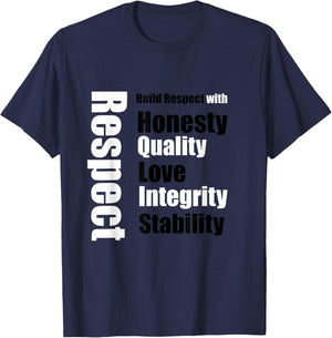 Respect T-Shirt - T-Shirt | Navy
