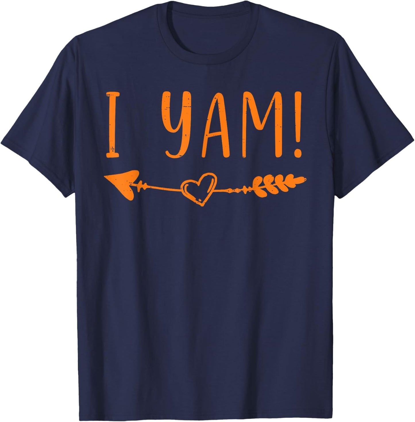 Thanksgiving Matching Couple She's My Sweet Potato I Yam T-Shirt - T-Shirt | Navy