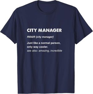 City Manager T-Shirt - T-Shirt | Navy