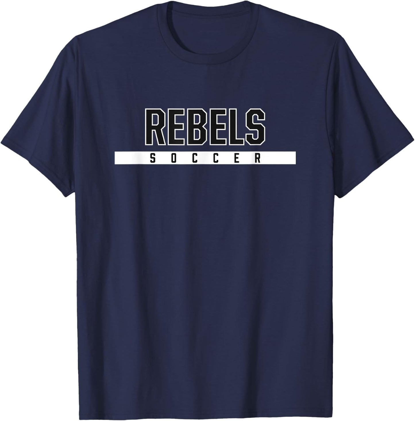 Rebels Tascosa High School Soccer T-Shirt - T-Shirt | Navy