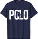 Polo Players Horseback Riding Horse Equestrian Sports T-Shirt - T-Shirt | Navy