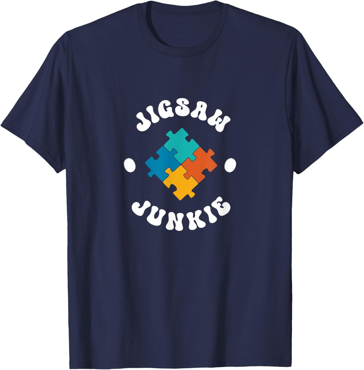 Jigsaw Junkie T-Shirt - T-Shirt | Navy